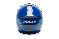 Rosso Motors Off Road Motocross ATV Helmets For Kids in Blue DOT Approved