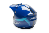 Rosso Motors Off Road Motocross ATV Helmets For Kids in Blue DOT Approved