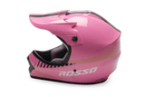 Rosso Motors Off Road Motocross ATV Helmets For Kids in Pink DOT Approved
